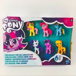 My Little Pony Friendship For All Collection Mane 6 Figures New